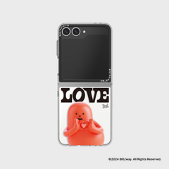 Sticky Monster Lab Love Slim Impression Case for Galaxy Z Flip6 Sticky Monster Lab Love Slim Impression Case for Galaxy Z Flip6