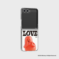 Sticky Monster Lab Love Slim Impression Case for Galaxy Z Flip6 Sticky Monster Lab Love Slim Impression Case for Galaxy Z Flip6