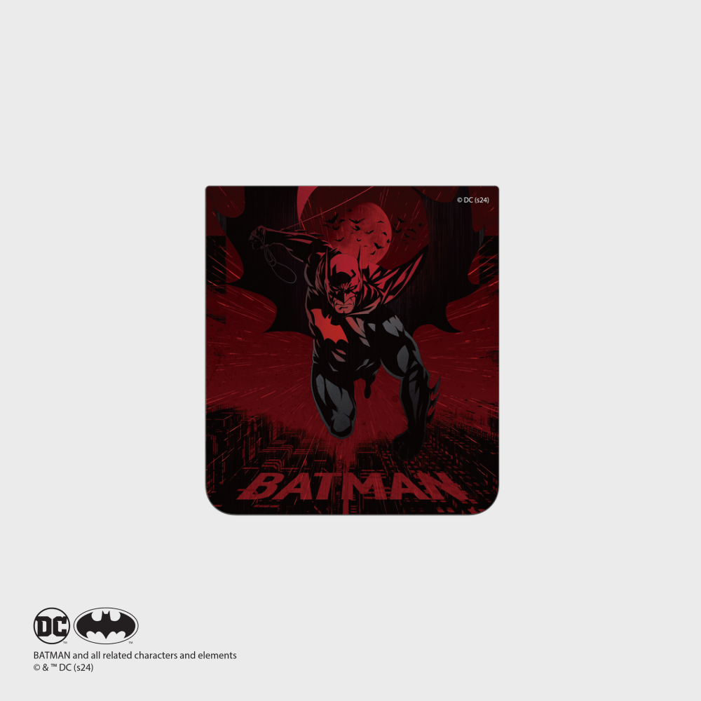 The BATMAN Red Flipsuit Card for Galaxy Z Flip6