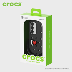 Crocs Case for Galaxy S25 (Black Color)