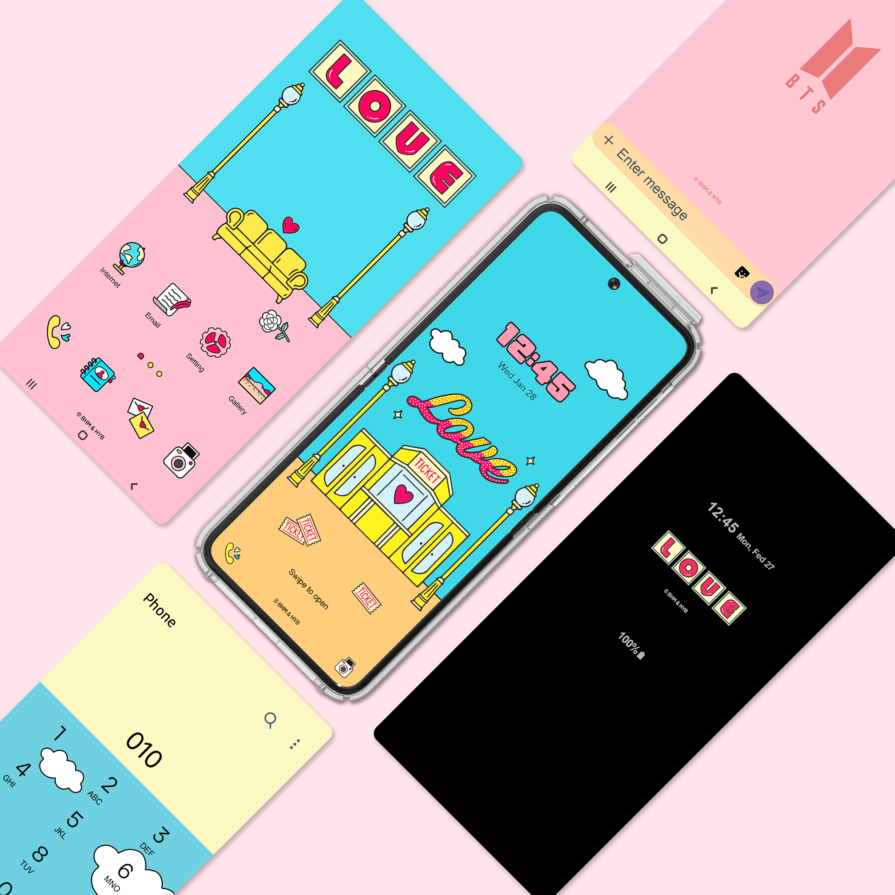 BTS MUSIC THEME Boy With Luv SET – SLBS US