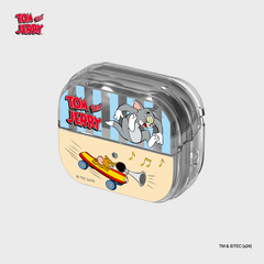 Tom and Jerry Surprised Tom Clear Cover for Galaxy Buds3 Pro