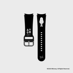 Sticky Monster Lab Black Watch Band for Galaxy Watch7