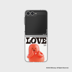 Sticky Monster Lab Love Slim Impression Case for Galaxy Z Flip6