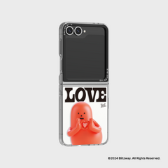 Sticky Monster Lab Love Slim Impression Case for Galaxy Z Flip6