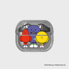 Sticky Monster Lab Friends Clear Cover for Galaxy Buds3 Pro