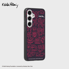 Keith Haring Pink Impression Case for Galaxy S24+