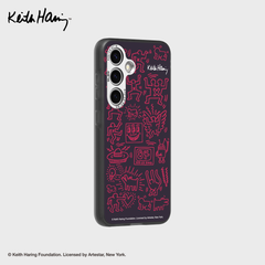 Keith Haring Pink Impression Case for Galaxy S24