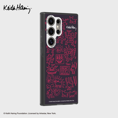 Keith Haring Pink Impression Case for Galaxy S24 Ultra