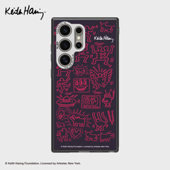 Keith Haring Pink Impression Case for Galaxy S24 Ultra