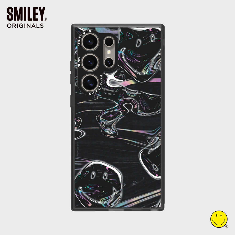 SMILEY® Black Impression Case for Galaxy S24 Ultra